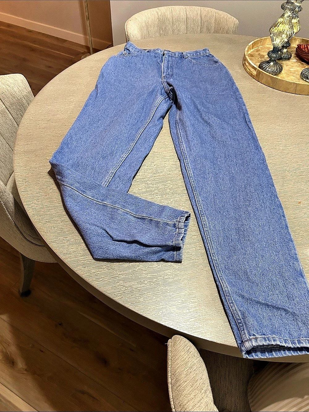 Gitano Jeans Straight Leg Blue Waist 10 tall.